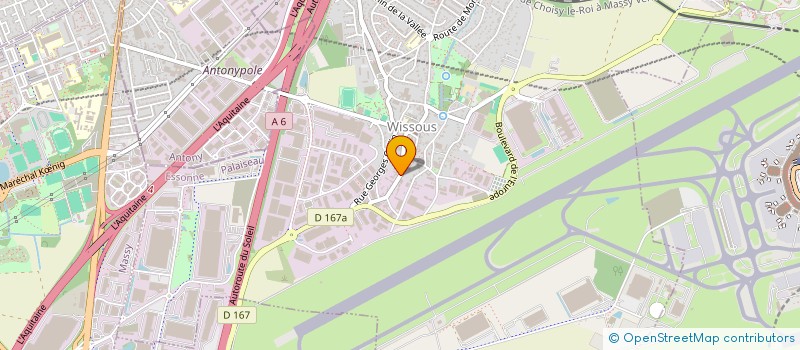 localisation de l'entreprise LES VOLETS CLOS à WISSOUS