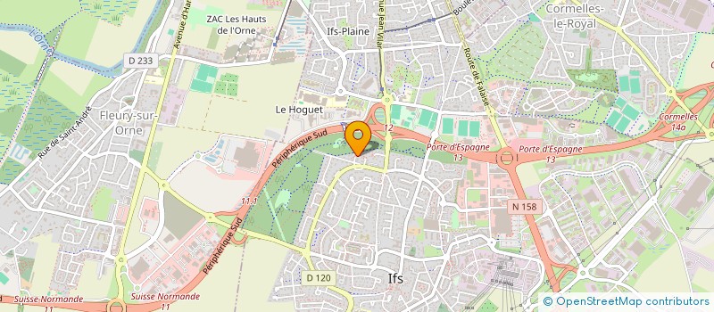 localisation de l'entreprise LES VOLETS DU CALVADOS à IFS