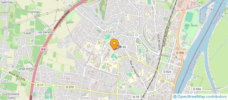 localisation de l'entreprise LES VOLEURS DE SOURIRE à MACON