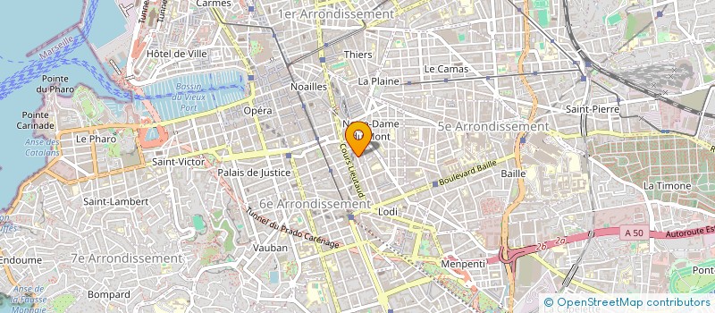 localisation de l'entreprise LES VOLIANES à MARSEILLE