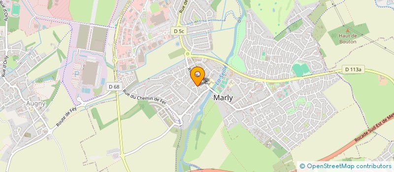 localisation de l'entreprise LES VOLONTAIRES  MARLY