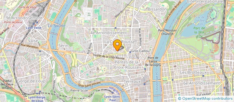 localisation de l'entreprise LES VORACES  LYON