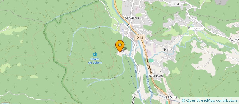 localisation de l'entreprise LES VOSGPATS  VAGNEY