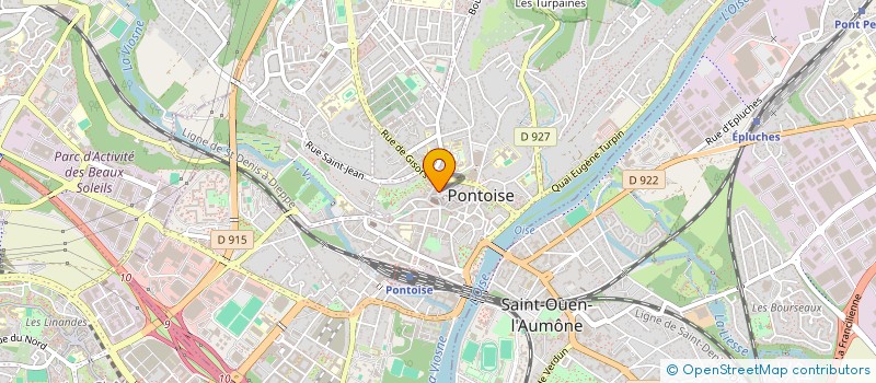 localisation de l'entreprise LES VOUTES  PONTOISE