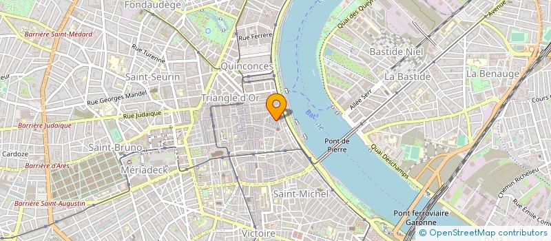 localisation de l'entreprise LES VOUTES à BORDEAUX