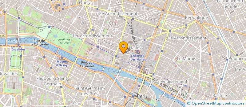 localisation de l'entreprise LES VOUTES SAINT HONORE à PARIS