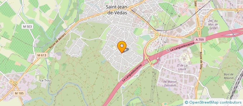 localisation de l'entreprise LES VOYAGES D'AUGUSTINE  SAINT-JEAN-DE-VEDAS