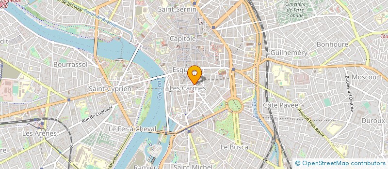 localisation de l'entreprise LES VOYAGES D'OC à TOULOUSE