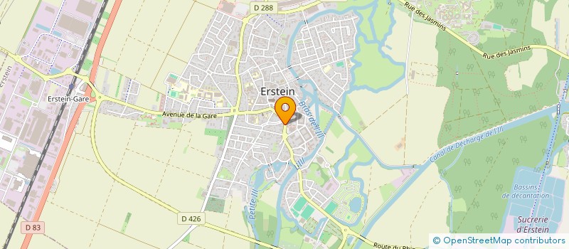 localisation de l'entreprise LES VOYAGES DE MALIE  ERSTEIN