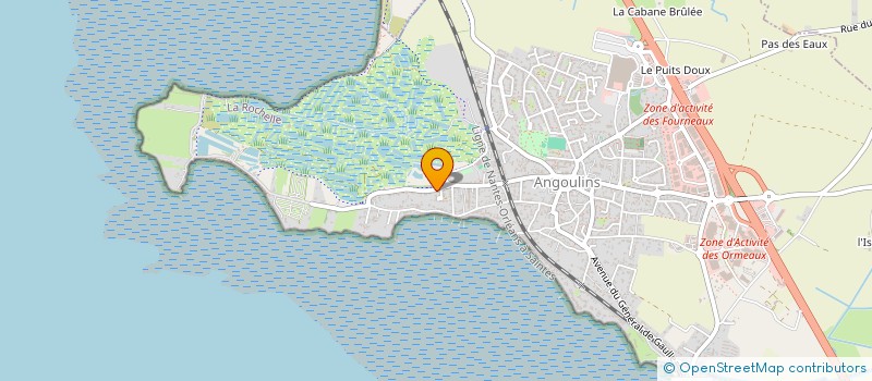 localisation de l'entreprise LES VOYAGES DU SETIS  ANGOULINS