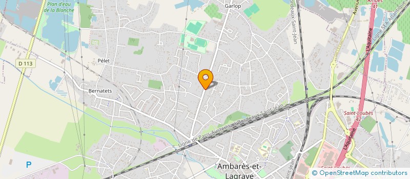 localisation de l'entreprise LES VOYAGES IMMOBILES à AMBARES-ET-LAGRAVE