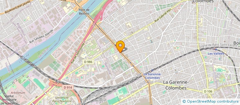 localisation de l'entreprise LES VOYAGES TIMGAD à COLOMBES