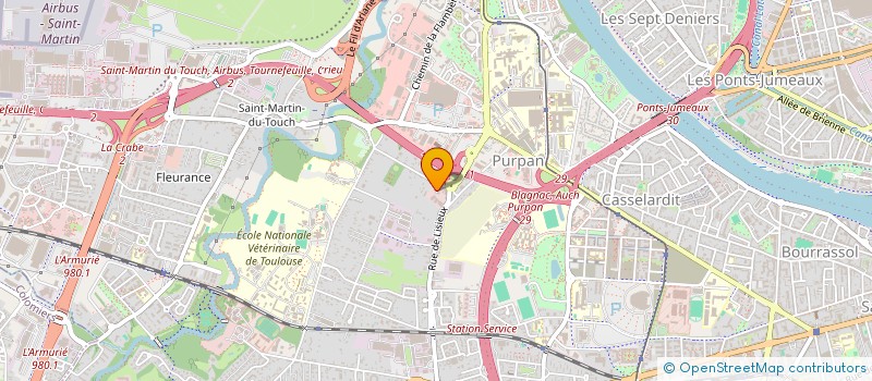 localisation de l'entreprise LES VOYAGEURS EN HERBE à TOULOUSE