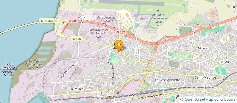 localisation de l'entreprise LES VOYOUS DU BAYOU  LA ROCHELLE