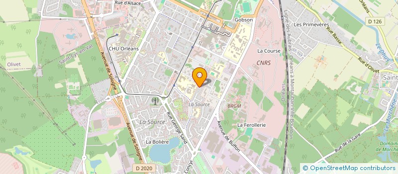 localisation de l'entreprise LES VRAIES VALEURS DE LA VIE à ORLEANS