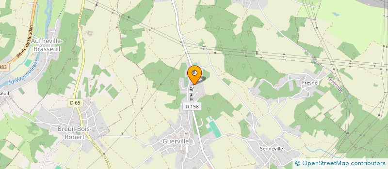 localisation de l'entreprise LES VRAIS PROS DE L'ETANCHEITE à GUERVILLE