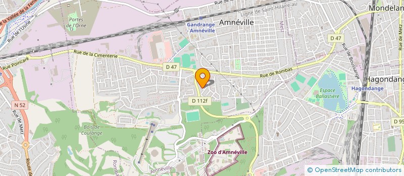 localisation de l'entreprise LES VRILLES à AMNEVILLE