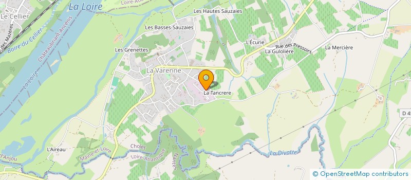 localisation de l'entreprise LES VRILLONS à OREE D'ANJOU