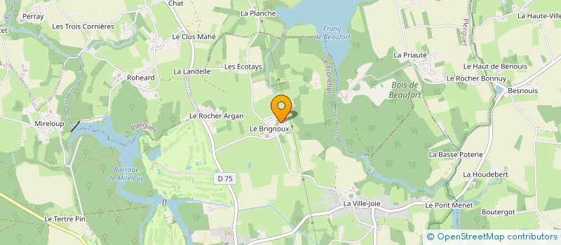 localisation de l'entreprise LES VTT DU MESNILS  LE TRONCHET