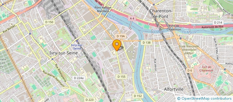 localisation de l'entreprise LES VUES DE PARIS  IVRY-SUR-SEINE
