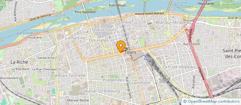 localisation de l'entreprise LES VUES DE PARIS  TOURS