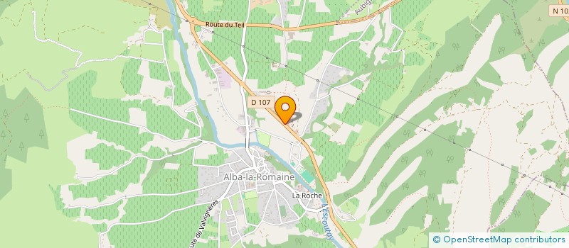 localisation de l'entreprise LES VVVV'S à ALBA-LA-ROMAINE