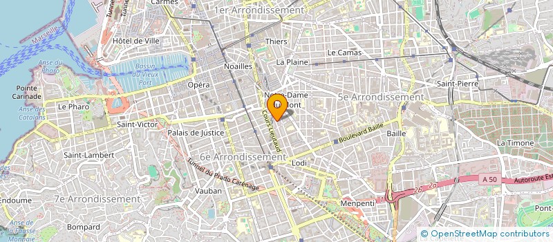 localisation de l'entreprise LES WAGONS ROUGES à MARSEILLE