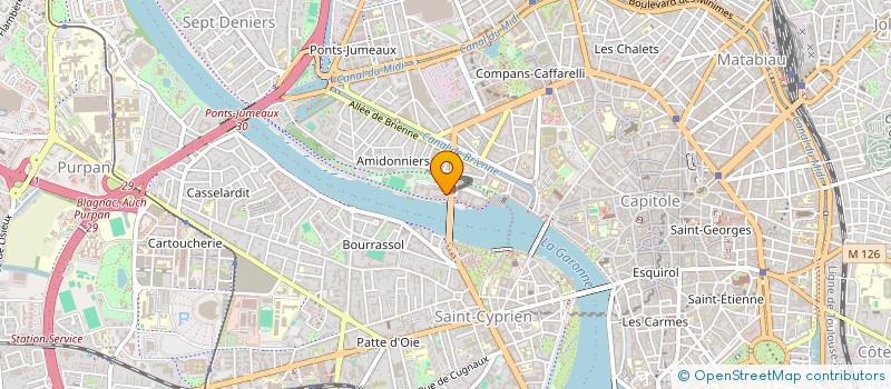 localisation de l'entreprise LES WALIOUNES à TOULOUSE