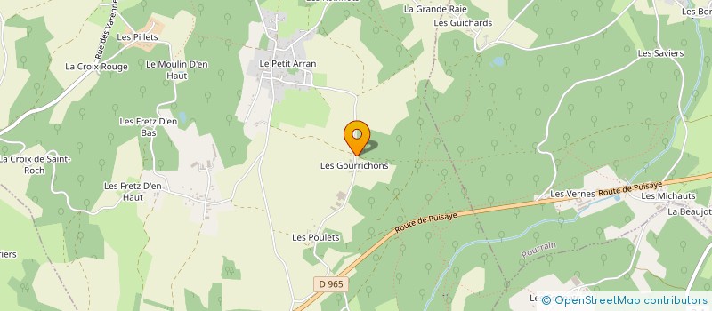 localisation de l'entreprise LES WANDERWOMAN  PARLY