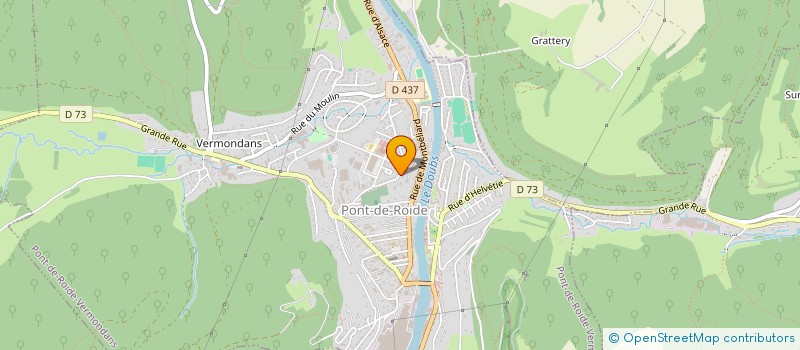 localisation de l'entreprise LES WATCHAS  PONT-DE-ROIDE