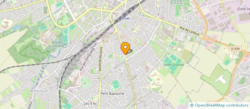 localisation de l'entreprise LES WATT à ARRAS