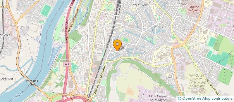 localisation de l'entreprise LES WEB-TROTTEURS à VALENCE
