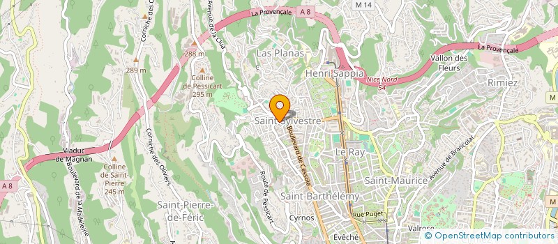 localisation de l'entreprise LES WEEK-ENDS SOLIDAIRES à NICE