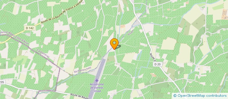 localisation de l'entreprise LES WINE LOVERS  VISAN