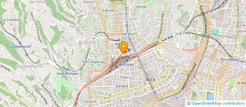 localisation de l'entreprise LES WINNERS à NICE