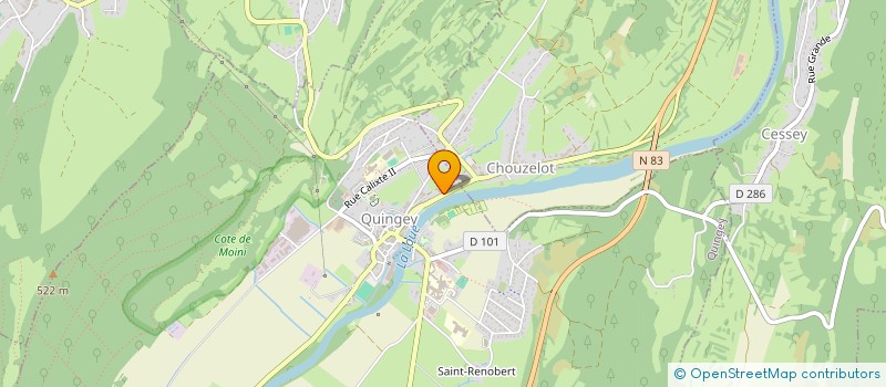 localisation de l'entreprise LES WOLFF  BUFFARD