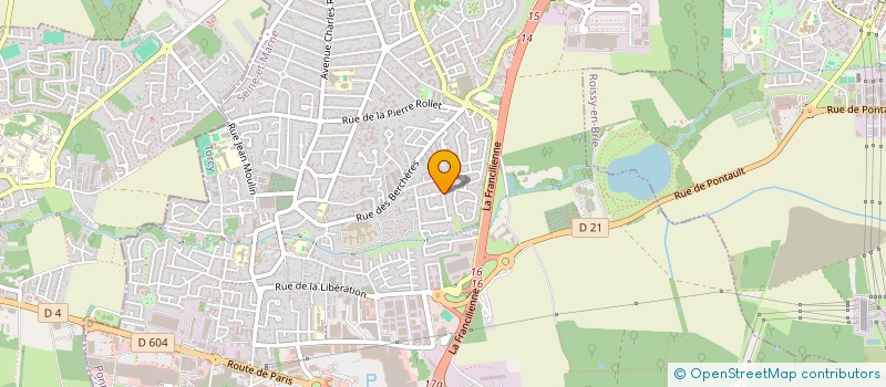 localisation de l'entreprise LES XVIEMES PONTELLOIS à PONTAULT-COMBAULT