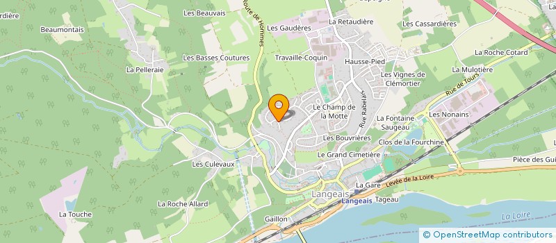 localisation de l'entreprise LES YAPPAS  LANGEAIS