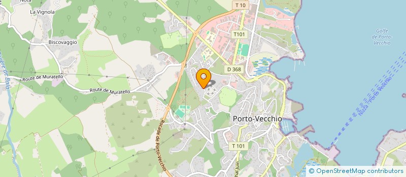 localisation de l'entreprise LES YEUX CLAIRS à PORTO-VECCHIO