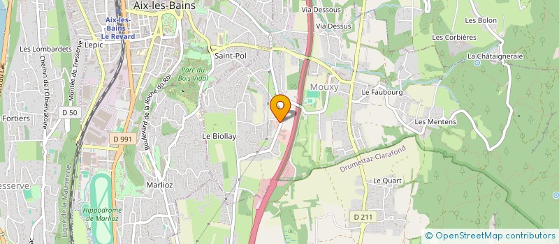 localisation de l'entreprise LES YEUX D'AMBRE ET AUGUSTIN  MOUXY