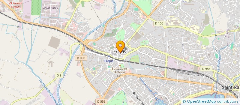 localisation de l'entreprise LES YEUX D'EMILIE à FREJUS