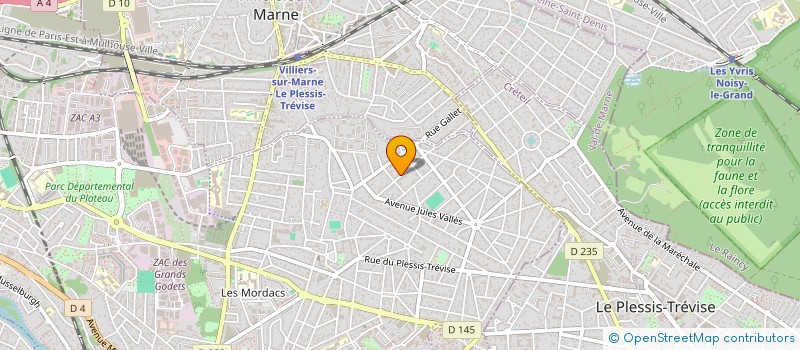 localisation de l'entreprise LES YEUX DANS LE CIEL PRODUCTIONS à CHAMPIGNY-SUR-MARNE