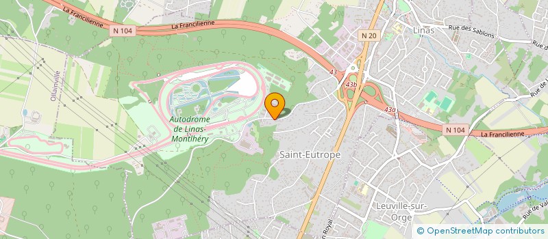 localisation de l'entreprise LES YEUX DE BAHINE à LINAS
