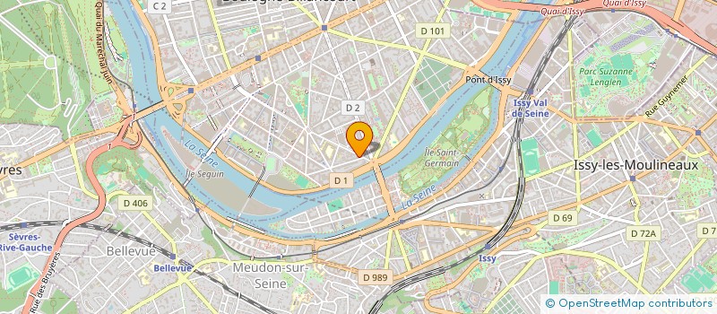 localisation de l'entreprise LES YEUX DE GIPSY à BOULOGNE-BILLANCOURT