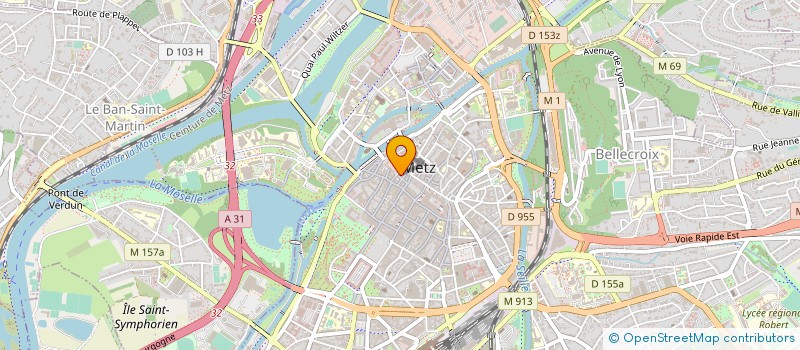 localisation de l'entreprise LES YEUX DE L  OUIE  METZ