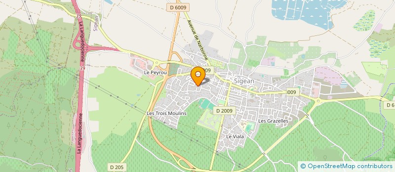 localisation de l'entreprise LES YEUX DE SIGEAN à SIGEAN