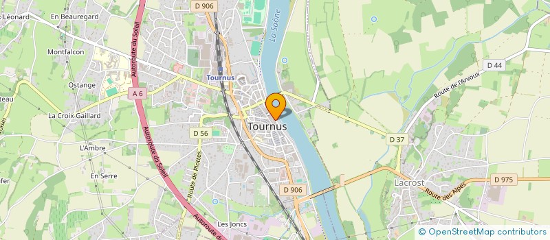 localisation de l'entreprise LES YEUX DU MALI  TOURNUS