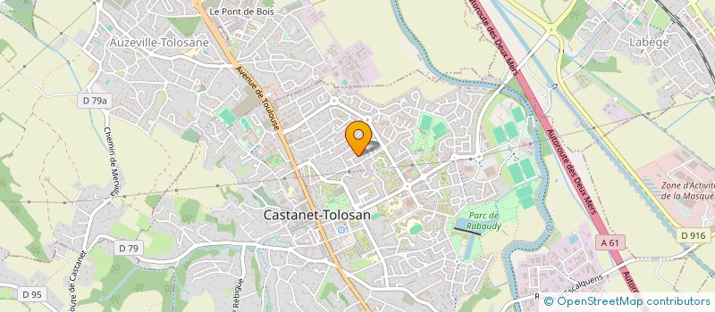 localisation de l'entreprise LES YEUX DU MONDE à CASTANET-TOLOSAN