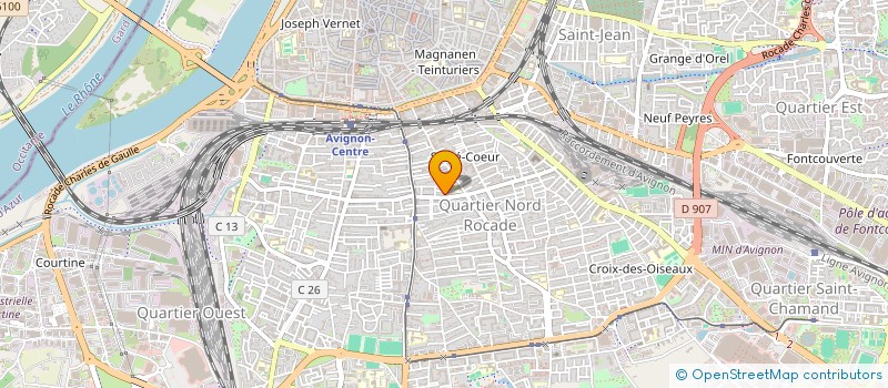 localisation de l'entreprise LES YEUX FERMES  AVIGNON