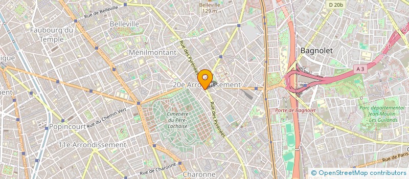 localisation de l'entreprise LES YEUX FERTILES  PARIS